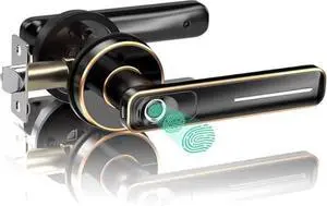 Geek Smart Fingerprint Door Lock Smart Door Lock Biometric Door Knob Keyless Entry Door Locks with Handle for Homes/Apartments/Office/Hotels