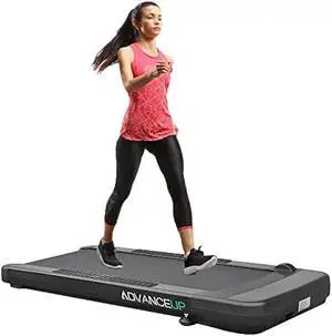 Under Desk Electric Walking Treadmill, for Home Office Standing Desk and Cubicles, Slim 3 Workout Modes & 12 Auto Programs, Fitness Cardio Indoor Jogging Exercise Machine Black