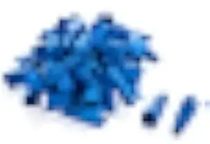 CableCreation RJ45 Ethernet Network Cable Strain Relief Boot 100-Pack Fits CAT5 CAT5E CAT6 CAT6A, RJ45 Color Coded Cable Connector Plug Cover for Various Diameter LAN Cable, Blue