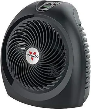 Vornado AVH2 Advanced Whole Room Heater with Automatic Climate Control, Timer, Fan Only Option, Black, Compact