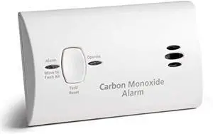 Kidde Carbon Monoxide Detector, Battery Powered CO Alarm with LEDs, Test-Reset Button, Low Battery Indicator, Portable