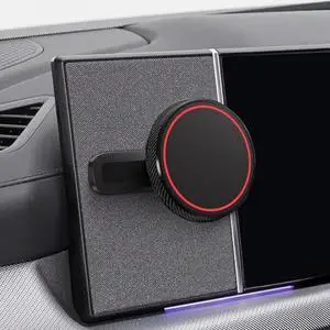 Designed for Hyundai Ioniq 5 Phone Mount, Magnetically Attaches to Metallic Dashboard for 2024 2025 Hyundai Sonata Kona & 2022-2025 Ioniq5 2026 Ioniq 9 [Compatible with MagSafe]