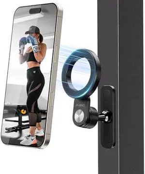 A2C Foldable Arm Gym Magnetic Phone Holder for MagSafe, Dual Magnet Fitness Phone Mount Accessory, 360° Adjustable & Hands-Free, Portable Workout Essentials for iPhone 16/15/14/13/12 Series