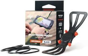 Deeper Smartphone Mount for Fishing Rod  See Phone and Keep Hands Free While Using Deeper Sonars