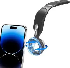 for Magsafe Car Mount 360° Rotation Magnetic Phone Holder Bendable Magnetic Car Phone Mount for iPhone 15/14/13/12 Pro/Plus/Max Android Phones, Black