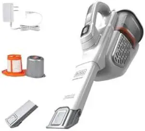 BLACK+DECKER Dustbuster Handheld Vacuum, Cordless, AdvancedClean+, White (HHVK320J10)