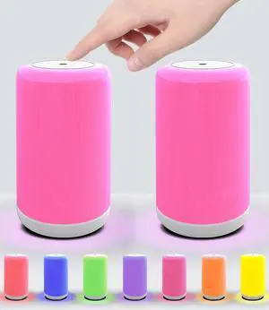 Long Distance Touch Lamps, App and Touch Control WiFi and Bluetooth Setup for Best Friends Couple Family etc, Keep in Touch No Time or Location Limit - Set of 2(No Subscription)
