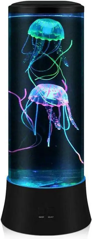 EDIER Jellyfish Lamp, LED Fantasy Jelly Fish Light, 7 Color Setting Jellyfish Tank Table Lamp Decorations for Home Office Decor Great Gifts for Kids