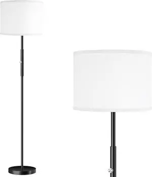 PARTPHONER Floor Lamp for Living Room Bedroom, 65 Modern Tall Lamp Simple Design Standing Lamps | 3 Color Temperature Rotary Switch Floor Lamp Suitable for Bedroom, Study Room, Office