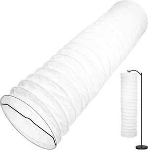 Uonlytech Paper Floor Lamp Shades Nordic Style Table Light Cover Barrel Chandelier Protector for Home Hotel Bedside Desk Wall Floor Lamp