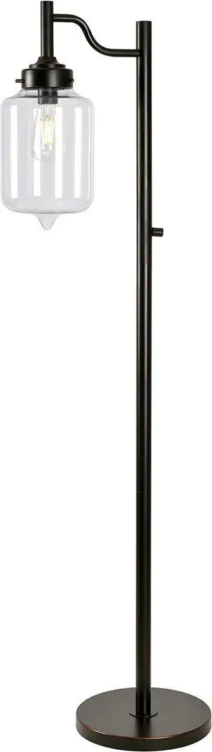Kenroy 32408ORB Home Casey Tall Floor Lamp Oil-rubbed Bronze Finish, Small