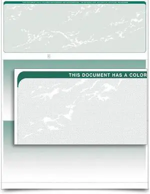 VersaCheck - Form 1000 - Prestige - Green - 250 Sheets