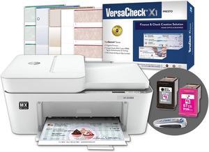 VersaCheck® HP DeskJet 4155 MXE MICR All-in-One Color Check Printer and VersaCheck Presto Finance and Check Creation Bundle