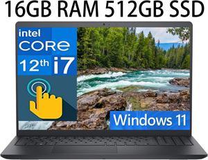 Dell Inspiron 15 3000 3520 Business Laptop 156 FHD Touchscreen Intel 10Core i71255U Processor Intel Iris Xe Graphics 16GB DDR4 512GB PCIe SSD Webcam HDMI WiFi 6 Windows 11