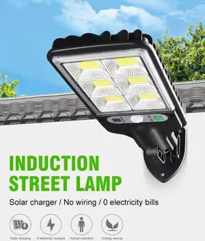 UMEXUS Bright Solar Power LED Light PIR Motion Sensor Street Wall Flood Lamp Outdoor Garden Commercial Waterproof 1 pack TypeB-72LED COB