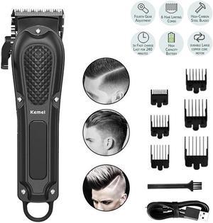 eYotto Hair Clippers for Men Professional - Cordless & Corded Barber Clippers for Hair Cutting & Grooming, Rechargeable Beard Trimmer, with 6 Combs and 1 Cleaning Brush