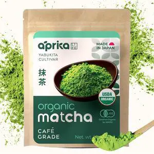 Organic Matcha Green Tea Powder Authentic Japanese Matcha Powder - Best for Delicious Matcha Latte - Unsweetened Matcha Tea Powder from Japan - Green Tea Matcha Powder - 1.05oz (30g) - by AprikaLife Organic Matcha Green Tea Powder Authentic Japanese Matcha Powder - Best for Delicious Matcha Latte - Unsweetened Matcha Tea Powder from Japan - Green Tea Matcha Powder - 1.05oz (30g) - by AprikaLife