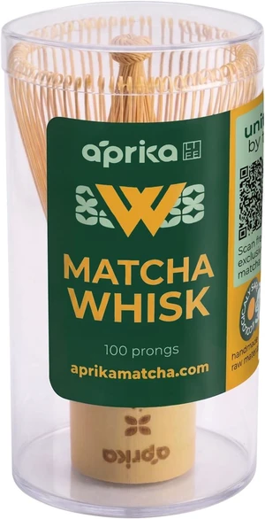 Aprika Life Matcha Whisk, Bamboo 100 Prong Chasen for Matcha Powder, Japanese Tea Ceremony Tool for Latte Drinks Aprika Life Matcha Whisk, Bamboo 100 Prong Chasen for Matcha Powder, Japanese Tea Ceremony Tool for Latte Drinks