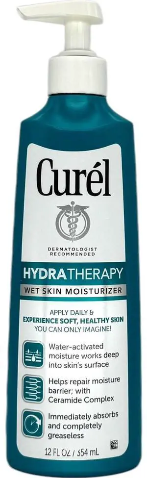 Curél Hydra Therapy Wet Skin Moisturizer Original Formula 12oz Hydrating Lotion