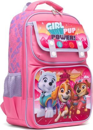 Ruz Paw Patrol Girl Pup Power Large School Backpack - Pink with Padded Back & Adjustable Straps, Model A28247