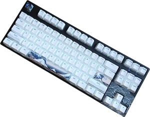 KBParadise New V80 White LED Backlight Great Wave Wired 87Key Mechanical Keyboard, Hot Swappable , 80% TKL Size,White Backlight, PBT Double Shot keycap ,N-Key, Black Case , Gateron G Pro Silver Switch KBParadise New V80 White LED Backlight Great Wave Wired 87Key Mechanical Keyboard, Hot Swappable , 80% TKL Size,White Backlight, PBT Double Shot keycap ,N-Key, Black Case , Gateron G Pro Silver Switch