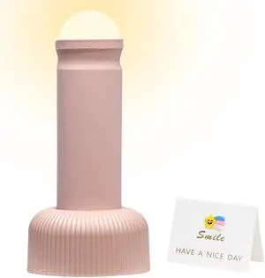 SMOOTHWIND Funny Night Light, Adult Gag Gift, Rechargeable Creative Column LED Lamp, Bedside Lamp for Bedroom, Weird Nightlight, Prank Decoration, Party Humor, Birthday White Elephant(Pink)