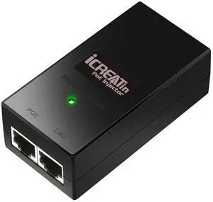 Gigabit PoE+ Injector, IEEE802.3at / 802.3af, 30W Power Ethernet PoE Adapter Replacement of UBIQUITI POE Injector U-POE-at, TPE-115GI, TL-PoE160S, 10/100/1000Mbps, Up to 100M (328ft)