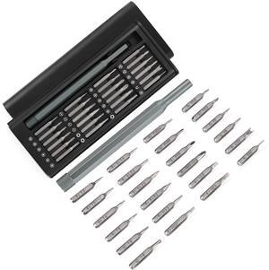 24-in-1 Precision Screwdriver Set, Boogom Small Screwdriver Magnetic Set, Mini Carrying Repair Kit for Cameras, Laptops, Cell Phones, Eyeglasses, Game Consoles, Watches