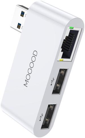 MOGOOD USB 3.0 to Ethernet Adapter, Gigabit Ethernet Network Adapter with RJ45 LAN Port, Compatible with iMac, PC, Chromebook Laptop