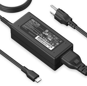 Universal Chromebook Charger USB C Laptop Charger for Lenovo Laptop Computer Compatible with Lenovo Dell HP Asus Acer Samsung Google Chromebook - 45W Type C Power Cord