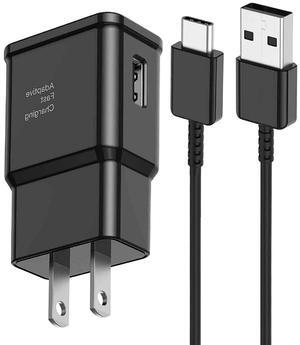 A15 A16 A55 A25 A35 A05 C55 Type C Charger Fast Charging Type C Cable 6FT USB Wall Charger Block Android Phone Charger for Samsung Galaxy S10/S10+/S20/S20/S21/S22+/S23/S24/S25/Plus/Ultra/FE,Note 10/20