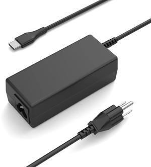 Universal Chromebook Charger 45W 65W USB C Laptop Charger Replacement for HP,Dell,Lenovo,Acer,Asus,Samsung Galaxy,Google and Other Type C Fast-Charging Computer AC Adapter Power Cord Supply