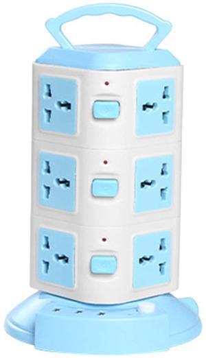 Tower Surge Protector Power Strip Multi Plug Outlet with 3 USB Ports & 8 Universal Socket Plugs, 6.6 Feet Extension Cord, Multiple Outlets USB Outlet, Cruise Dorm Room Essentials Cool Stuff