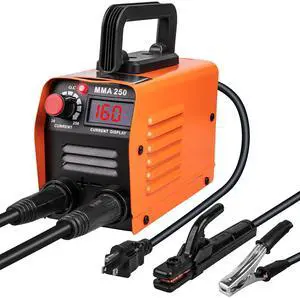 Siasky Mini Welding Machine, Upgraded Welder Machine 110V, Portable Stick Welder MMA-250A, IGBT Inverter Welder with Hot Start, Arc Force, Anti-Stick