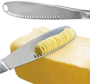 Nevkha Stainless Steel Butter Knife - A Butter Spreader & Kitchen Gadget