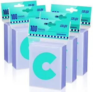 500ct Card Sleeves for Trading Cards, Clear Penny Sleeves, Baseball Card Sleeve, Soft Sports Card Sleeve, Plastic Card Protector Fit for MTG Game Card Standard Cards