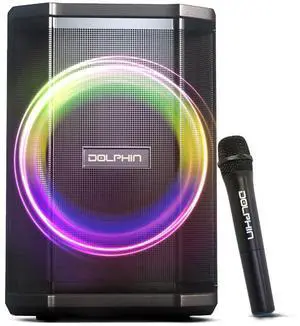 Dolphin TILT 880: Portable Bluetooth Speaker  Loud, Crisp Sound with Tiltable Design for Enhanced Audio Quality, Perfect for On-The-Go Listening