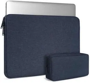 15.6 Inch Laptop Sleeve Case Bag for HP Envy x360/ Pavilion/Victus 15.6" Gaming Laptop, ASUS VivoBook 15.6/TUF/ZenBook 15, IdeaPad 3, Razer Blade 15.6, Acer Dell Samsung Chromebook, Navy Blue