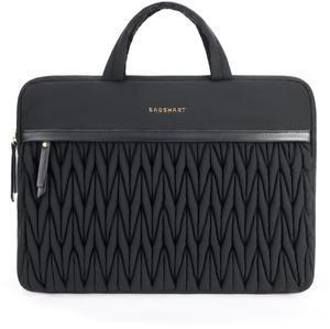 BAGSMART 15.6-16 Inch Laptop Case, Padded Laptop Sleeve for MacBook Pro, Shockproof Macbook Case Laptop Cover Compatible for Dell HP Lenovo Asus Acer, Black