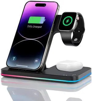 Wireless Charger 3 in 1 Charging Station lPhone