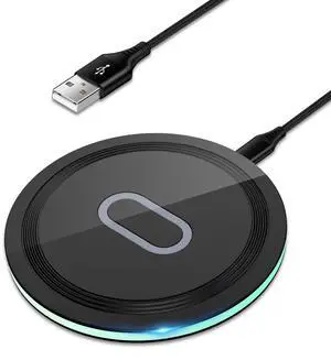 15W Wireless Google Charger Fast Charging Pad for Google Pixel 9A 9 Pro XL Fold 8 7 6 Pro 8A 7A, Samsung Galaxy S25 S24 Ultra S23 FE S22 S21 FE S20 Z Flip Fold 6,Wireless Charger Station Fast Charging