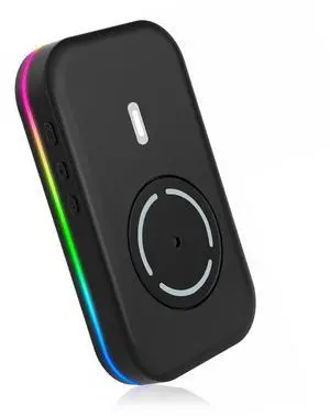 NYIEFADA Mouse Mover Jiggler, | RGB, Undetectable, Silent, Auto-Off Timer, Realistic Movement |, Mouse Wiggler Shaker Giggler, Keep Computer Laptop Active Men Women Gifts for Office Home Remote Work