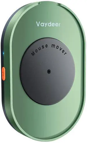Vaydeer Undetectable Mouse Mover, M4 Mouse Jiggler Device with ON/Off Switch, Driver-Free Shaker Wiggler Mouse Movement Simulation for Computer Awakening, Gift Ideal for Men/Women (Dark Green)