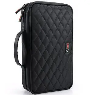 CCidea 96 Capacity CD/DVD Case Holder Portable Wallet Disc Storage Binder for Car, Home, Travel (96-Black) Specials