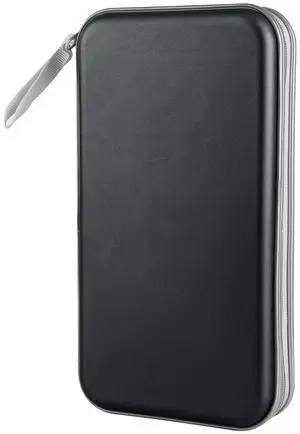 Siveit CD Case Holder, 80 Capacity, Black, Plastic, Portable Storage Rack