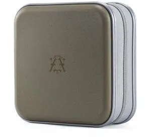 alavisxf xx CD Case, 48 Capacity Hard Plastic DVD Case Portable Zipper CD Case Holder Large Storage Disc Wallet Bag for Car Home Travel (Olive Green, 48 Capacity)