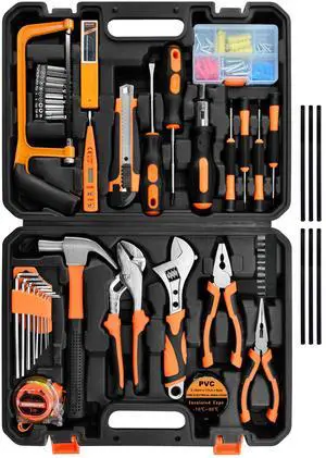SOLUDE Tool Set,148-Piece Home Repair Tool Kit for Men Women College Students,Household Basic Hand Tool Sets with Case for Home Maintenance,Dorm Essentials and DIY Projects