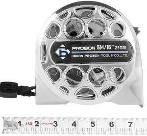 Tape Measure - 16 FT Stainless Steel Measuring Tape with Double-Sided Scale, Retractable Waterproof Tape Ruler, Adjustable Length Measuring Tape for Household Agricultural Industrial Woodworking (5 M)