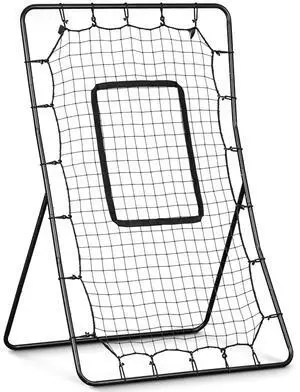 GoSports 5 x 3 ft Baseball & Softball Pitching and Fielding Rebounder - Pitch Back Net with Strike Zone