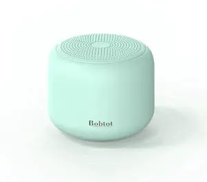 Bobtot Portable Bluetooth Speakers with Strap Easy to Carry, Wireless IPX5 Waterproof Mini Speaker with Loud Stereo Sound, 20 Hours Playtime, Rechargeable Battery, Built-in Microphone, Green